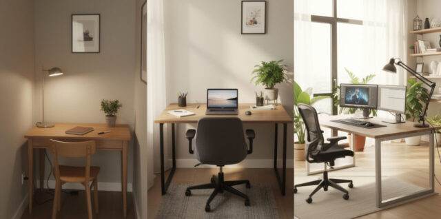 découvrez comment choisir la taille idéale de bureau en fonction de votre espace de travail pour allier confort et productivité.