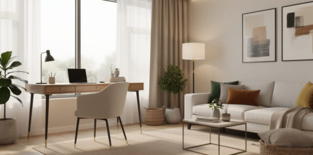 découvrez comment aménager un coin bureau dans votre salon en harmonie avec la décoration, grâce à des astuces pratiques pour optimiser l’espace et préserver le style.