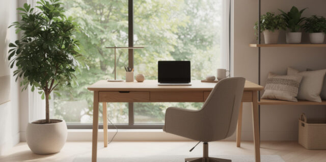 découvrez comment créer une ambiance naturelle dans votre bureau grâce aux matériaux, aux couleurs et aux plantes, pour un espace apaisant et inspirant.