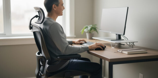 apprenez à régler votre poste de travail et votre écran pour adopter une posture confortable et prévenir les douleurs cervicales au quotidien.